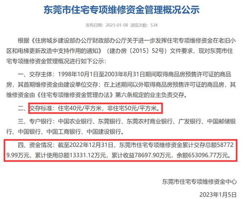公共維修基金查詢